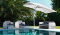 Sonnenschirm aus Vulcano-Stoff aus der Parasol-Linie von Garden Talents