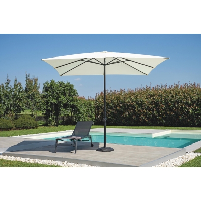 Montana 3 x 3 m Sonnenschirm mit anthrazitfarbenem Schaft von Greenwood