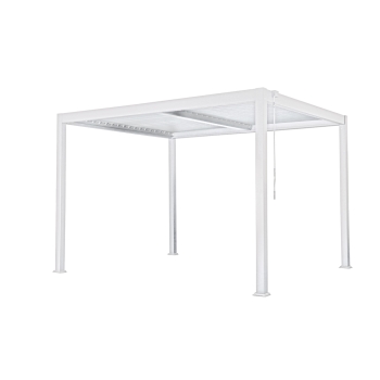Greenwood 4 x 4 m Weiße Texas Pergola