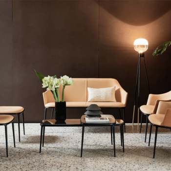 Calla S M_M PP_TS Stuhl mit gepolsterter Schale von Midj