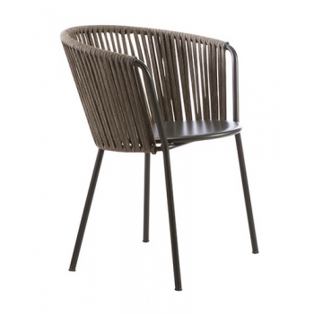 Vermobil Sessel Desiree Rope Taupe - Outdoor Sessel | Gleiche Ausstattung