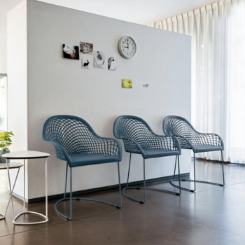 Calla S M_M PP_TS Stuhl mit gepolsterter Schale von Midj