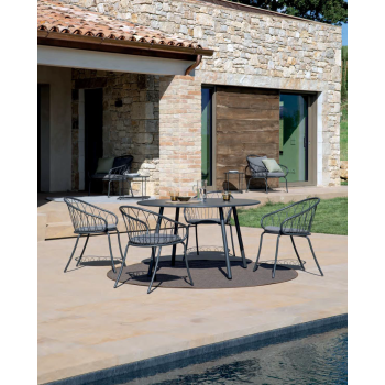 Gartensessel aus Eisen Flora FA300 Vermobil