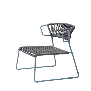 Lisa Lounge Club Sessel aus PVC-Gewebe von Scab Design