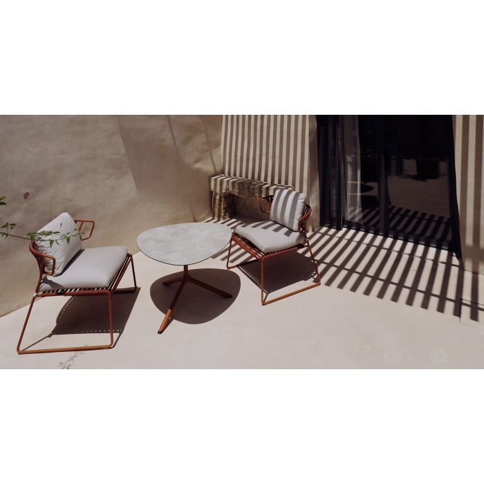 Lisa Lounge Club Sessel aus PVC-Gewebe von Scab Design
