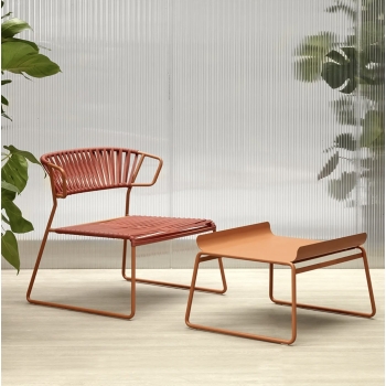 Lisa Lounge Club Sessel aus PVC-Gewebe von Scab Design