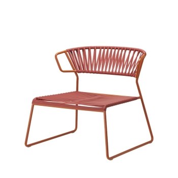 Lisa Lounge Club Sessel aus PVC-Gewebe von Scab Design