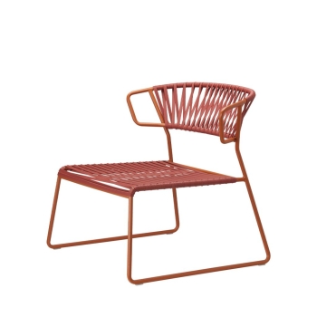 Lisa Lounge Club Sessel aus PVC-Gewebe von Scab Design