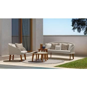 Cleo Soft Wood Loungesessel von Talenti