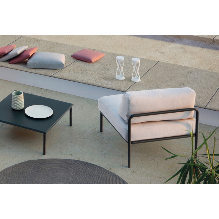 Einzelmodul-Sessel aus Eisen und Stoff Miami MI600 Vermobil