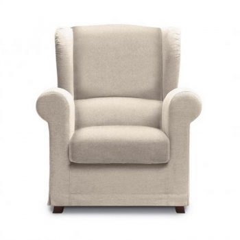Anna Sessel aus modernem oder elegantem Stoff oder Kunstleder