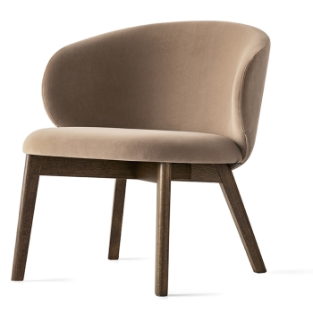 Tuka CB2113 Sessel von Connubia gepolstert und umhüllend 