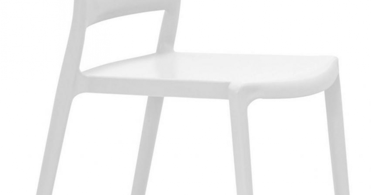 Stapelbarer Plastikstuhl Ara 310 von Pedrali für innen und außen