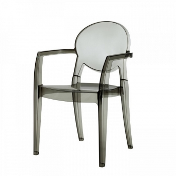Iglu-Stuhl aus Polycarbonat mit Armlehnen von Scab Design