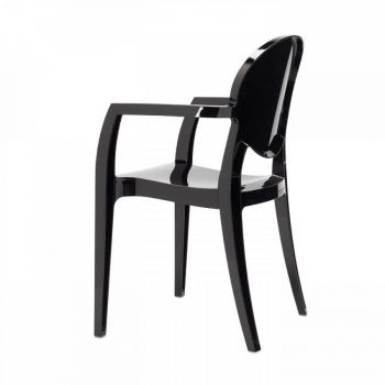Iglu-Stuhl aus Polycarbonat mit Armlehnen von Scab Design