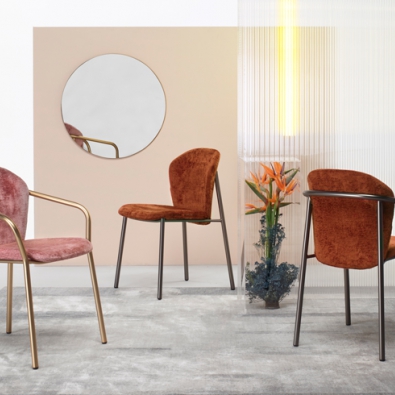 Stapelstuhl Alice Chair aus Technopolymer und Stahl Scab Design