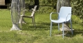 Ginevra Go Green Stuhl aus recyceltem Technopolymer mit Scab-Armlehnen
