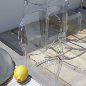 Iglu-Stuhl aus Polycarbonat von Scab Design