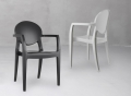 Iglu-Stuhl aus glänzendem Technopolymer Scab-Design