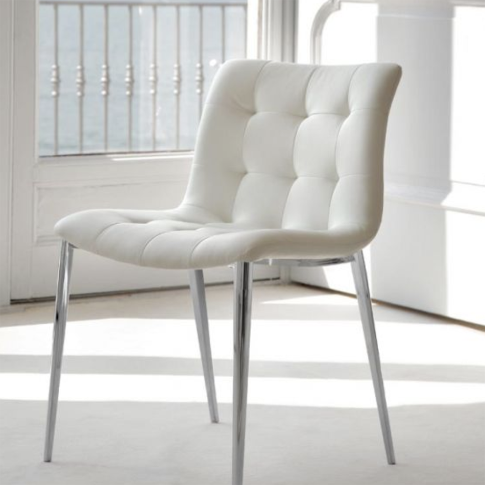 Kuga Stuhl von Bontempi mit Holz-Metallbeinen