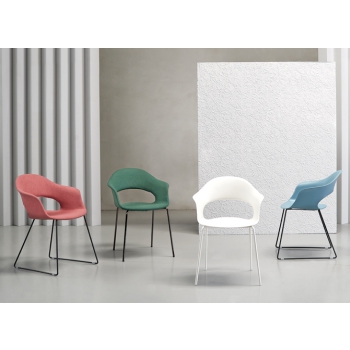 Lady B Pop Stuhl mit 4 Beinen Scab Design