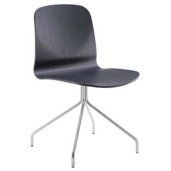 Stuhl Liù aus Metall, Holz, bezogen mit Stoff, Leder, Leder mit horizontalen Nähten oder Falten,