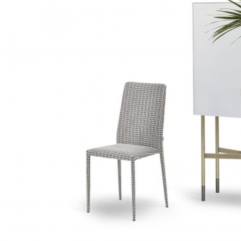 Stuhl Malik von Bontempi aus Kunstleder, Leder oder Stoff