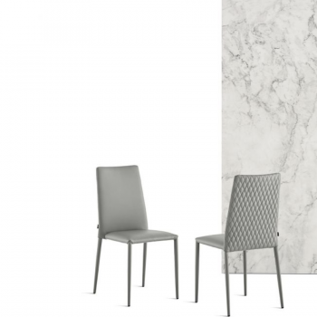 Stuhl Malik Flex von Bontempi aus Kunstleder, Leder oder Stoff
