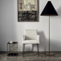 Stuhl Mila von Bontempi mit Bezug aus Kunstleder oder Leder