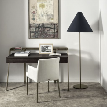 Stuhl Mila von Bontempi mit Bezug aus Kunstleder oder Leder