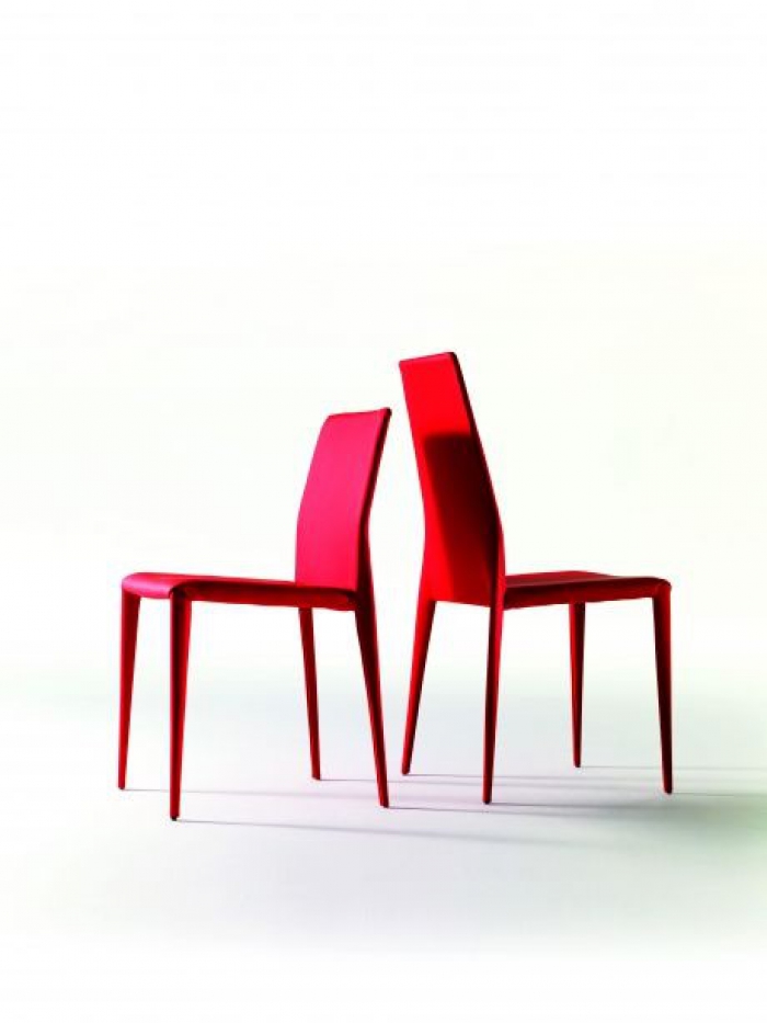 Nubia Stuhl von Ingenia Bontempi mit Bezug aus Kunstleder