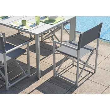 Greenwoods Paros White Direktorenstuhl