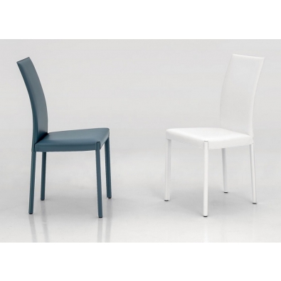 Stuhl in Leder Plaza di Tonin nach Hause bezogen