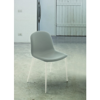 70er Stuhl von Bontempi mit Struktur aus Holz oder Stahl