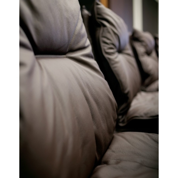 Urania Stuhl von Olivo & Groppo, gepolstert und bezogen, mit Rollen