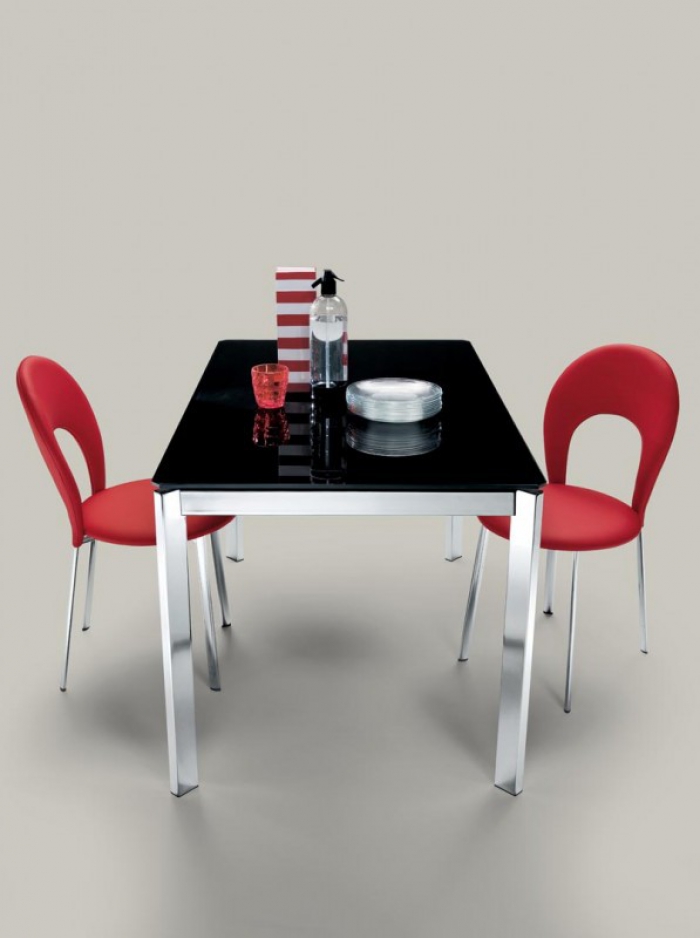 Vittoria Ingenia Bontempi Stuhl aus lackiertem Stahl mit ökologischem