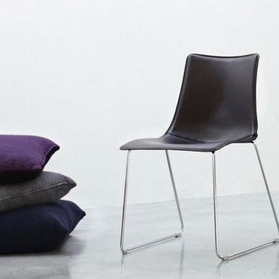 Zebra Pop Stuhl von Scab Design in Kunststoff bezogen