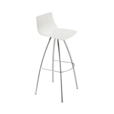 Scab Design Day Hocker, Höhe 82 cm, aus Technopolymer und Stahl