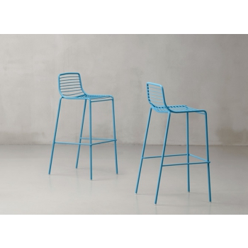 Hocker Summer 75 aus verzinktem Stahl Scab Design