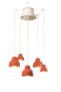 5 LICHTER Pendelleuchte DECO' BERIMBAU C2605 von Ferroluce