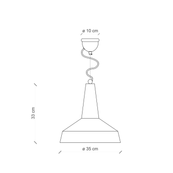 VINTAGE RETRO-AUFHÄNGUNG C1417