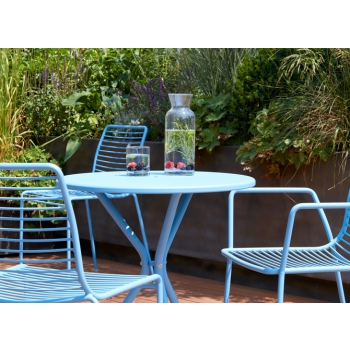 Argo Couchtisch 60x60 aus Technopolymer und stapelbarem Scab Design