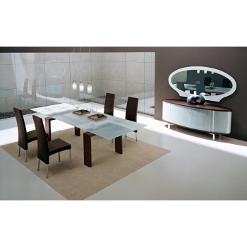 Ausziehbarer Tisch 160 cm Brooklyn von Tonin Casa