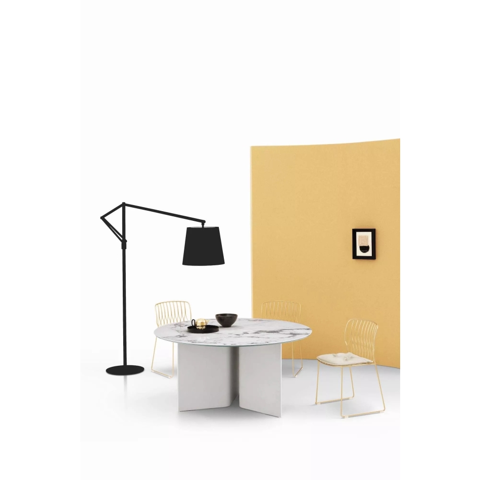 Fester runder Magnum-Tisch von Bontempi mit Betonsockel
