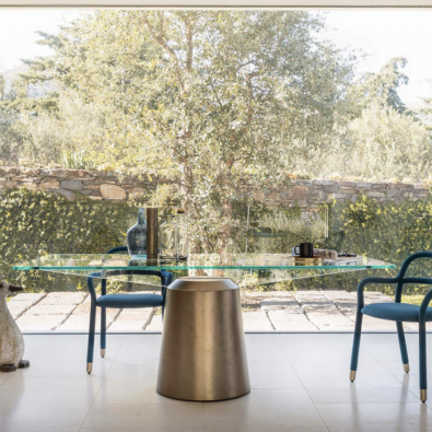 S1 R_TS Metallstuhl mit Stoff- oder Lederbezug von Midj