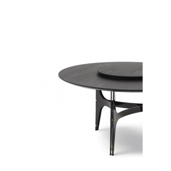 Runder Universe Tisch von Bontempi mit Stahlstruktur