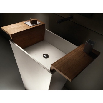 Totem freistehendes Waschbecken in elegantem und minimalem Design