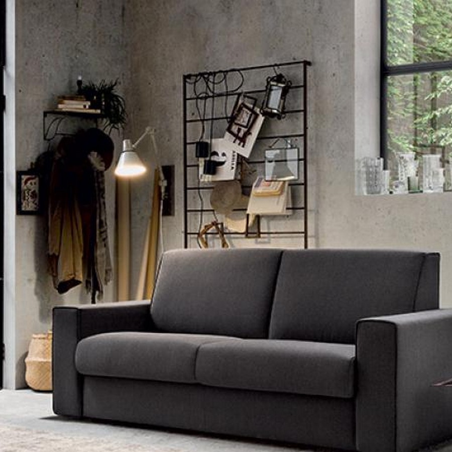 Milo sofa bed in ecoleather or fabric