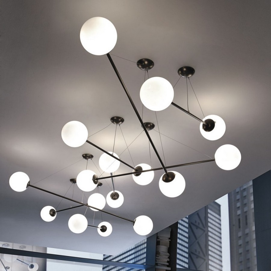 Gym Big suspension lamp by Adriani & Rossi