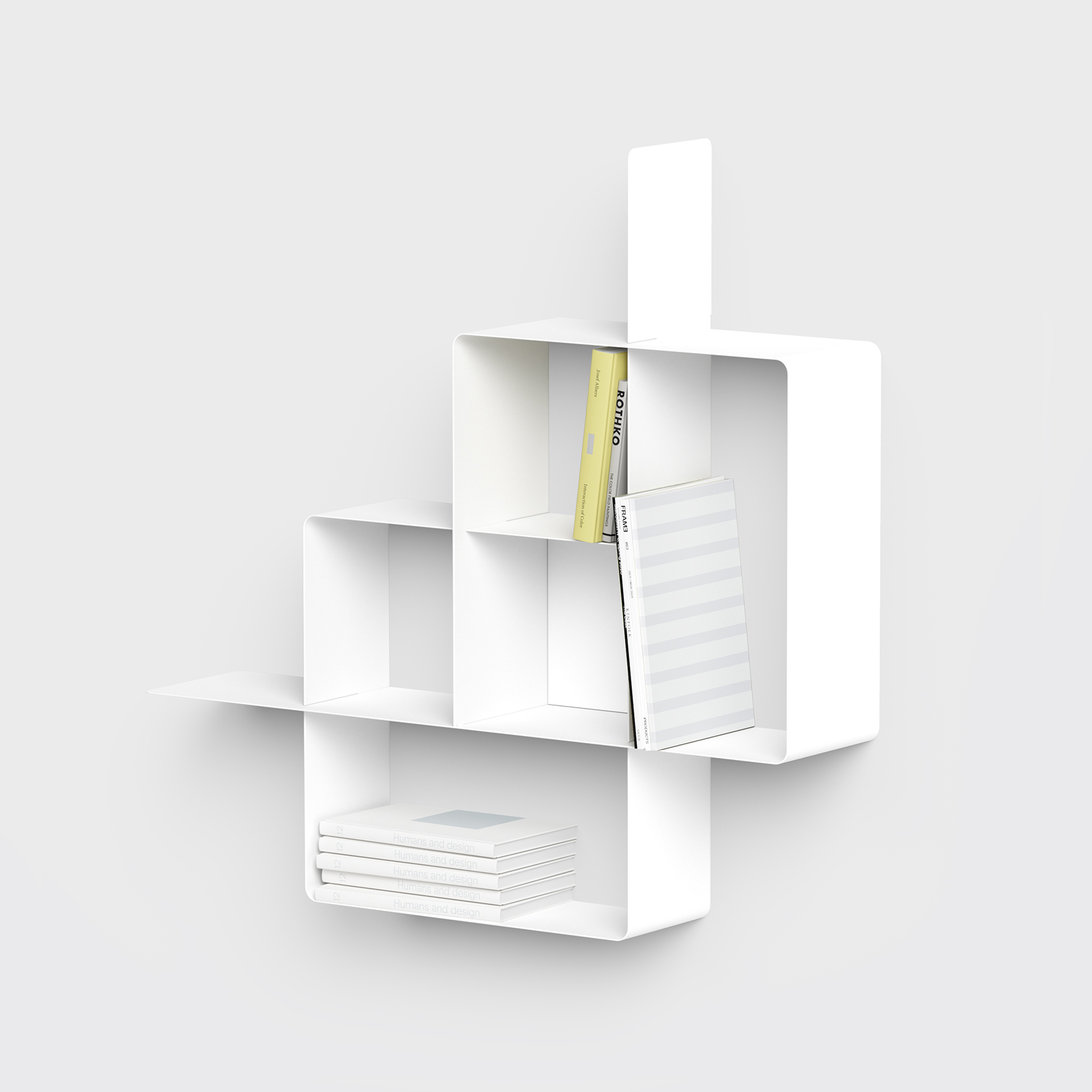 Mondrian bookcase by Pezzani | Equal furnishings